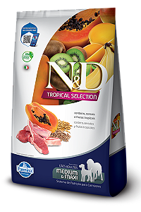 Nd Tropical Selection Caes Adulto RaÇas Medias E Grandra Cordeiro 2,5kg
