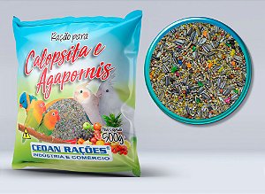 Calopsita E Agapornis 500g Cedan