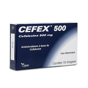 Cefex 500mg - 10drageas