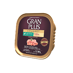 Pate Granplus Gourmet Caes Senior Frango 300g