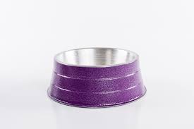 Comedouro Aluminio Pesado Pequeno Lilas 600ml