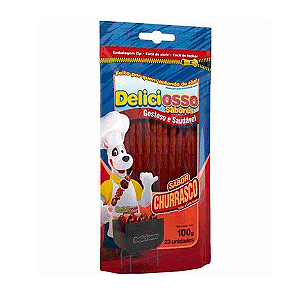 Petisco Deliciosso Sabor Churrasco 100g