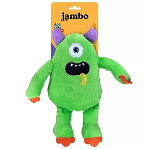 Mordedor Pelucia Galaxia Monstro Verde Jambopet