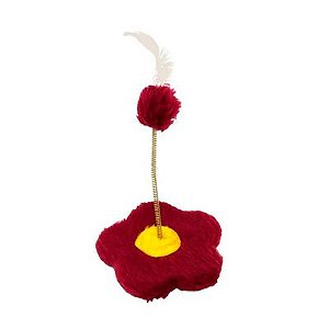 Arranhador Flor Vermelho Para Gatos