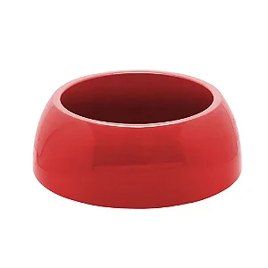 Comedouro Plastico Elegance Furacao Pet N1 - Vermelho 300ml