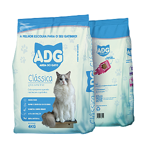 Areia Adg Classica Graos Finos 4kg