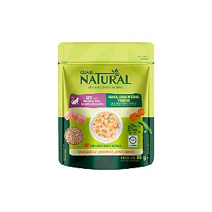 Guabi Natural Sache Gatos Castrado Frango E Cereais 85g