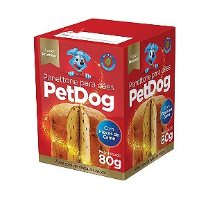 Panettone com Flocos de Carne para Cães Pet Dog 80 g