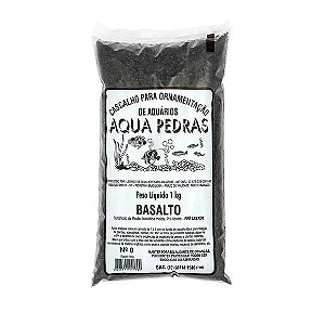 Substrato para Aquários Basalto Aqua Pedras Nº 0 1kg