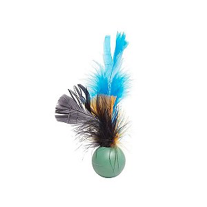 Bolinha com Pena Cat Toy LCM Único