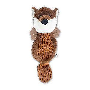 Brinquedo Pelúcia Villapet Fox Chocolate Único