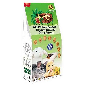 Biscoito para Roedores Biscottini Pet 80 g