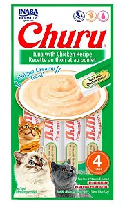 Churu Atum Com Frango C/4 Saches