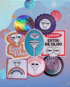 Adesivos da Ema (Emas não voam)