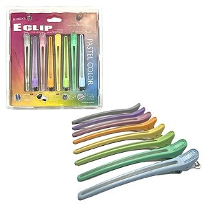 Kit Eclip Hairdo Presilhas Coloridas Bico de Pato