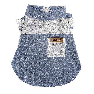 Camisa Elegance Bichinho Chic Azul Nº 05