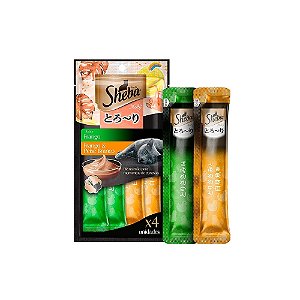 Sheba 4x24gr. Sache Frango E Salmao