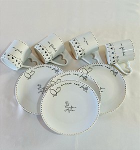 Conjunto Com amor - 8 peças