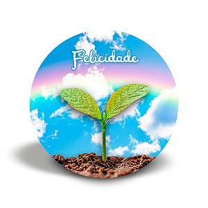 Mini quadro 3D - Linha Cultivar - Arco-íris