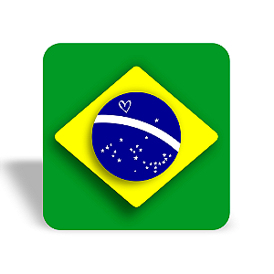 Mini Quadro 3D - Brasil