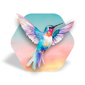 Mini Quadro 3D - Beijaflor
