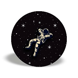 Mini Quadro 3D - Astronauta descansando nas estrelas