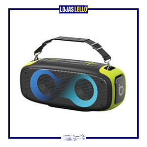 Caixa De Som Bluetooth Portatil Basike Subwoofer Ipx5 50w RAD019