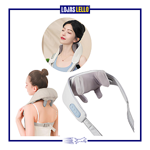 Colete Massageador Costas Pescoço Lombar Pernas Ombros Top