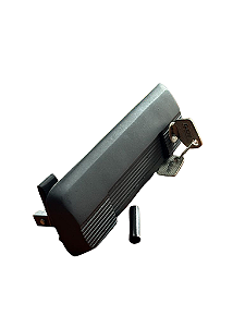 Maçaneta Externa da Porta Lado Direito Preta Com Chave Fiat 147 Fiorino 4407634
