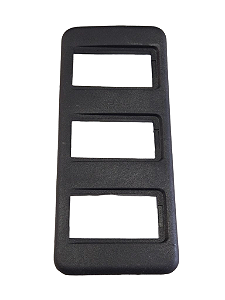Moldura Tripla dos Botões do painel Escort Verona 87 a 96 Original Ford 86AU108838A