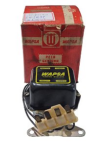 Regulador Voltagem Alternador 12V Wapsa RWAR4 GMC Opala Veraneiro Pick-up Puma Motor GM Original Wapsa 14V Com Chicote