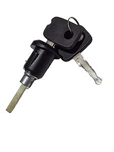 Cilindro Porta Malas Preto Com Chave Chevette 85/93 GM 94656016 Marca Universal Novo de Época com logo GM