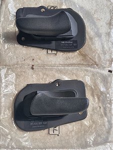Par Maçaneta Interna Gatilho Porta Dianteira Lado Dir/Esq Cinza Corsa Pick-up 94/02 Classic 94/ GM 90431361 90431362