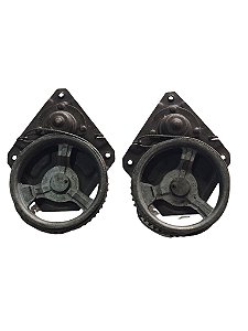 Par Maquina Vidro Mecanica Porta Lado Direito/Esquerdo Chevette após 83/ GM 94626685 94626686 Marca Jalwa Nova de Época