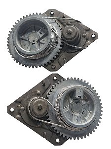 Par Maquina Vidro Mecanica Lado Direito/ Esquerdo Chevette /83 GM 9299581 9299582 Marca Micro Metal Nova de Época