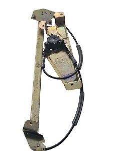 Maquina Vidro Eletrica Sem Motor Lado Esquerdo Fixação Carto Monza 2 Portas 84 até 90 GM 94649143 Marca Micro Metal