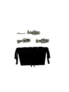 Kit Soquete Lanterna Traseira Volkswagen 4 fios Rainha ETE 7047A Gol Original VW Novo de Época