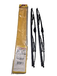 Par Palheta Braço Limpador Parabrisa Dianteiro 19" 478mm GM Omega 92 em diante Original Dyna 177