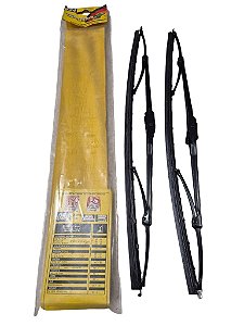 Par Palheta Braço Limpador Parabrisa Dianteira 16" 400mm GM VW Asia Motors Mazda Peugeot Toyota GMC KIA Volvo Dyna 054