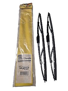Par Palheta Braço Limpador Parabrisa Dianteiro 15" 375mm GM Caravan Comodor Diplomata Opala 89 a 92 Original Dyna 048