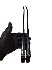 Par Braço Haste Limpador Parabrisa Dianteiro GM Chevette Preto 73/ Chev 500 80 em diante Marajo 75/ e 87/ Dyna 2032