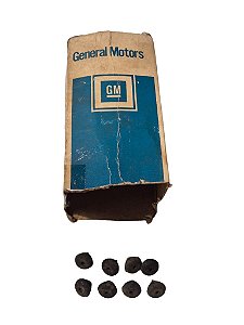 Jogo 8 Pecas Vedador Drenagem Assoalho Opala Caravan 69/ em diante Original GM 2591033 Novo de Época