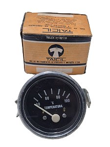 Relógio Indicador Temperatura Termômetro Elétrico 12V 100 graus Visor 60mm CBT 72094805