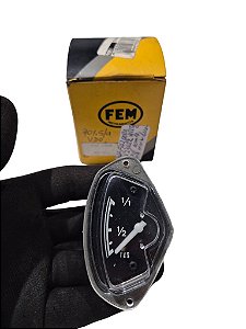 Relógio Indicador Marcador De Combustível Meia Lua MB 608 à 1313 após 71 Novo de Época