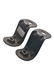 Par Suporte Lateral Parachoque Dianteiro Lado Direito Esquerdo Opala Caravan 80/84 Chevette 80/82 Original GM 94609148