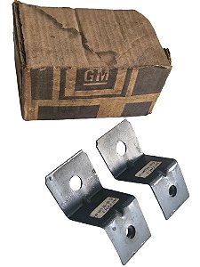 Par Suporte Lateral Parachoque Dianteiro Chevette 83 até 86 Original GM 94630382 Novo de Época