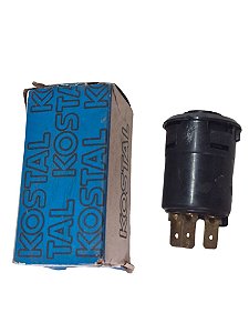 Botão Interruptor por Pressão Universal Limpador Parabrisa Iluminação Ventilador Caminhão Mercedes Antigo - 3 terminais