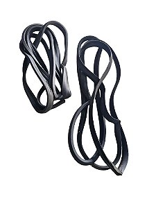 Jogo Guarnicao Borracha Porta Sedan Fusca 52 até 77 Marca Autotravi 9566 Direito Esquerdo VW 113831721 Novo de Época