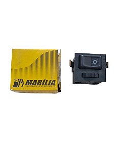 Interruptor Botao Tecla Chave Luz Santana Quantum Voyage Gol 88/ em diante Com Reostato Marilia IM11164 VW 305941531A05