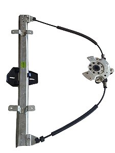 Maquina Vidro Eletrica Sem Motor Lado Esquerdo Fixação Mabuchi Gol Parati G2 G3 94/2000 Zinni Guell R4132E VW 355837501